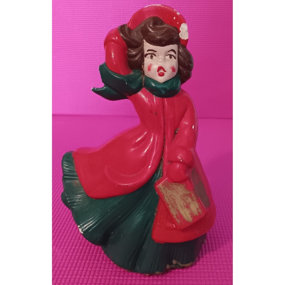 Vintage 1981 Atlantic Mold Lady Caroler
